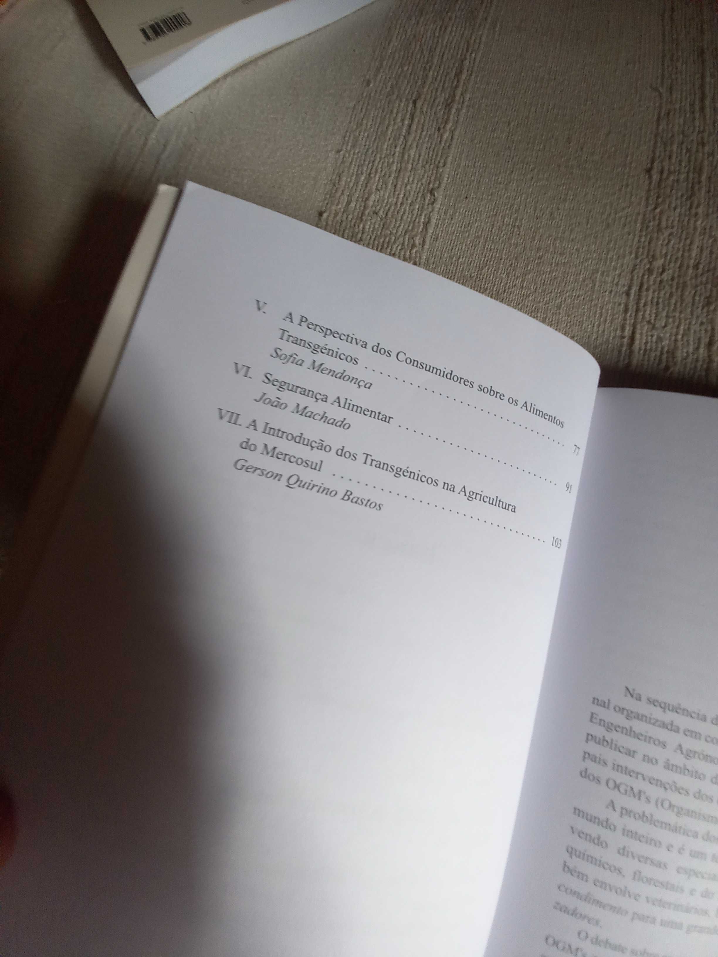 livros Os transgênicos na agricultura vários autores