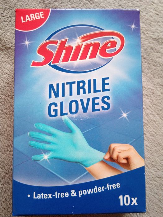 Rękawiczki lateksowe nitrylowe
