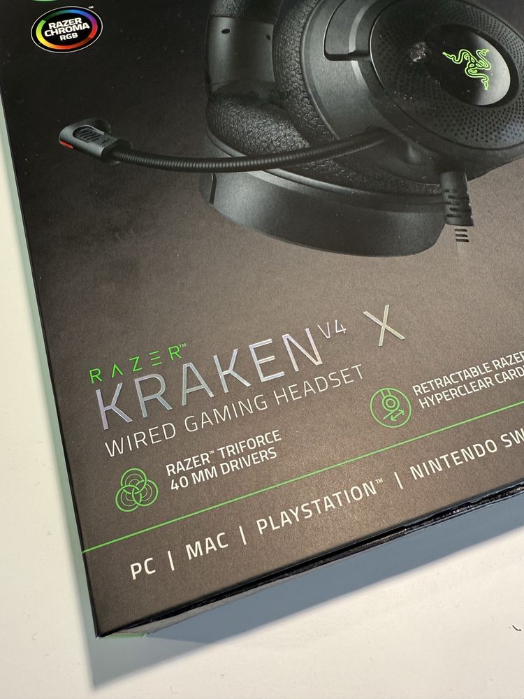 Razer Kraken v4X Chroma nowe OKSIKOM Tecza