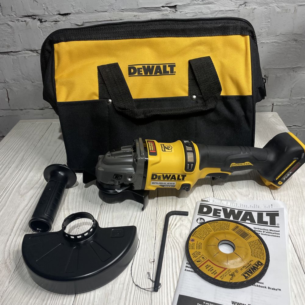 Аккумуляторная болгарка DEWALT DCG418B FLEXVOLT 60V MAX*