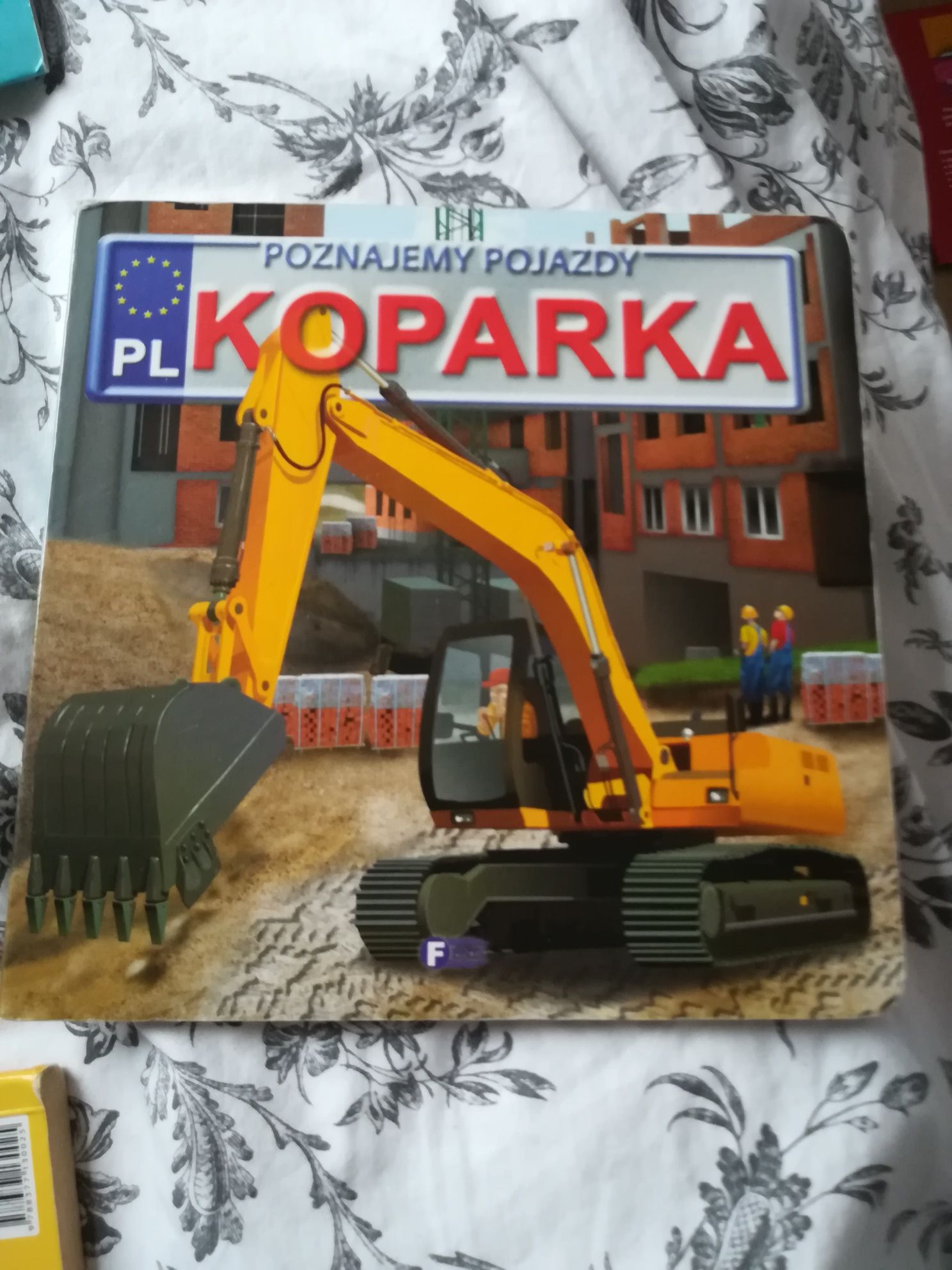 Książka dla dzieci koparka