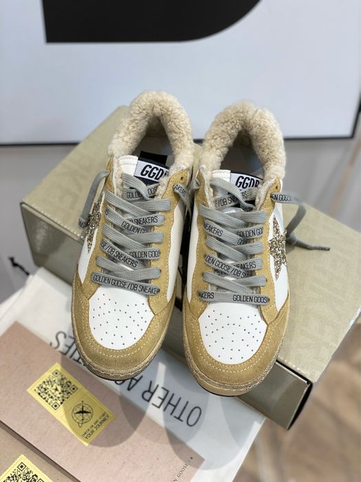 Кеди Golden Goose утеплені з хутром розміри 36,37,38,40,41