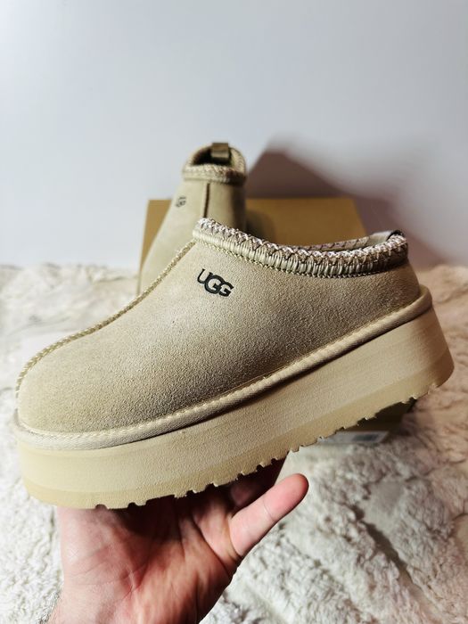 Уггі угги уги Ugg Tazz slipper beige угі бежеві короткі угги