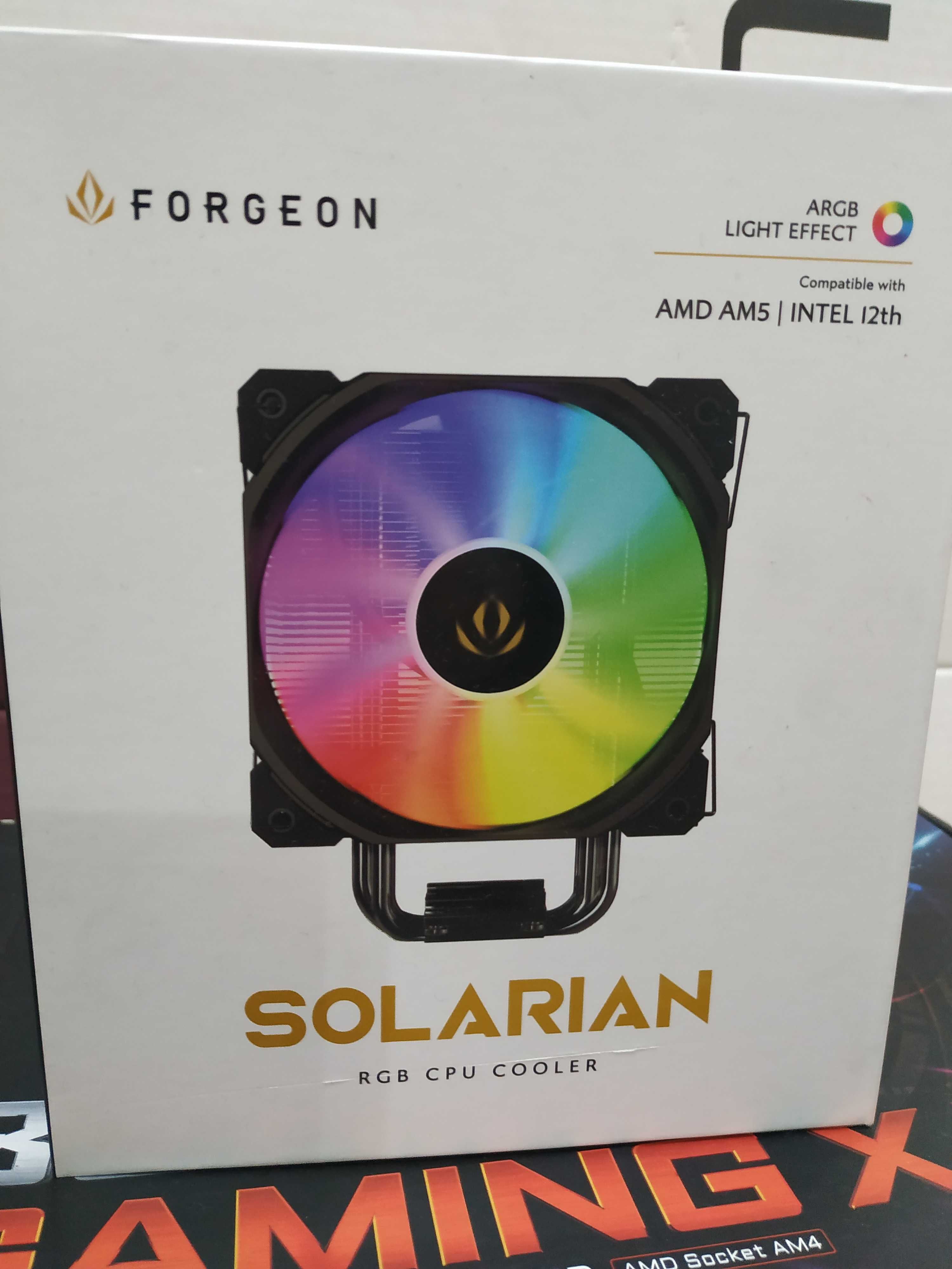 CPU Cooler Forgeon Solarian 4Pipes ARGB - Ventilador CPU 120mm