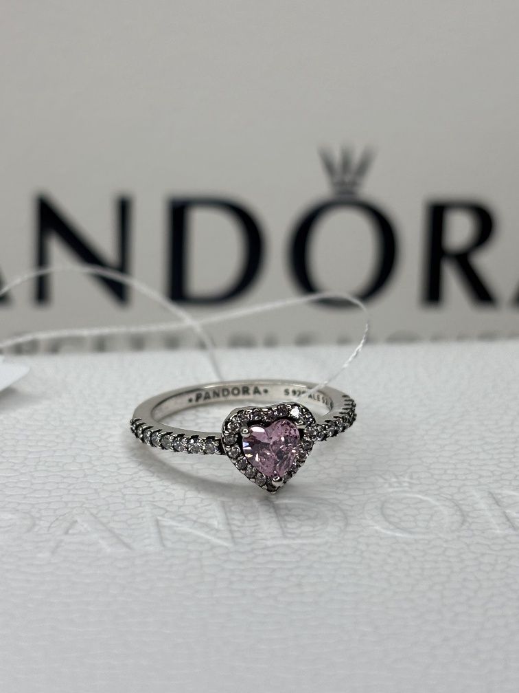Каблучка Пандора Pandora кольцо сердце серце