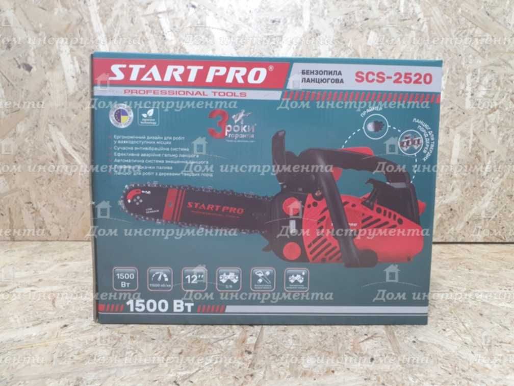 Бензопила одноручка START PRO SCS-2520 для работы одной рукой