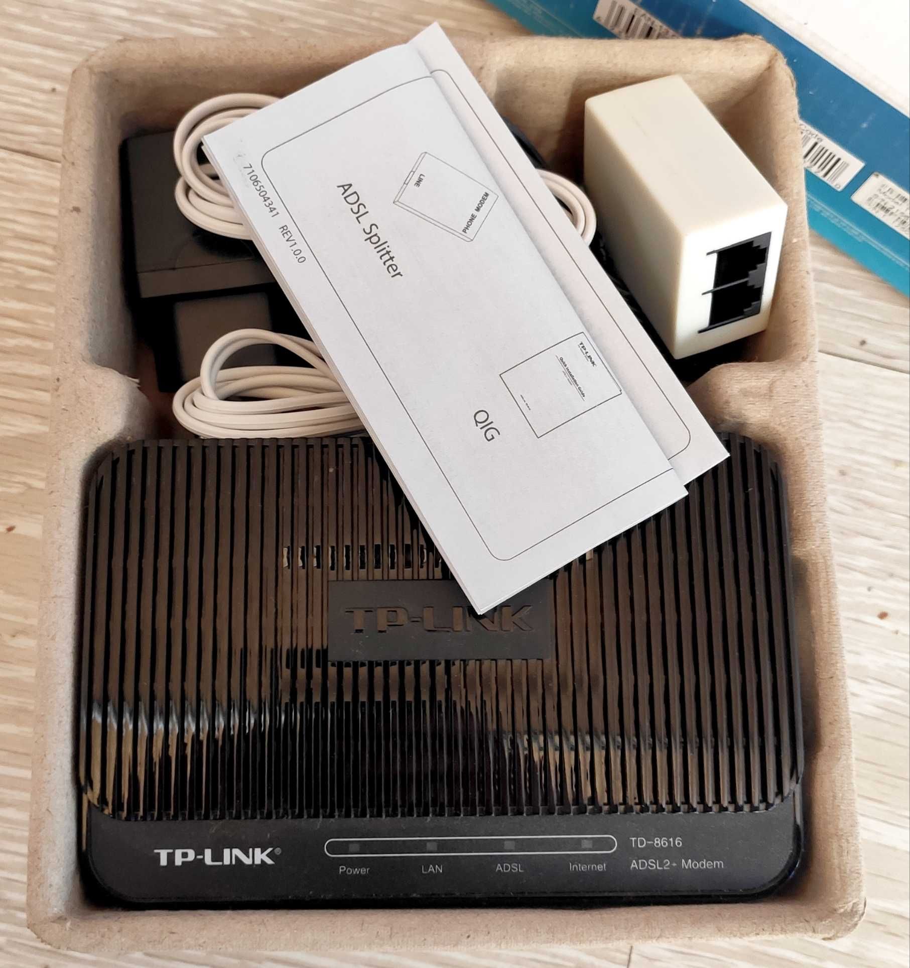 Модем TP-link TD-8616 ADSL2+  Б/У