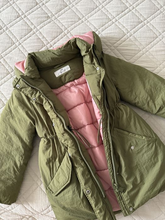 HM пуфер пуховик  6-7
