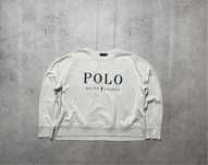 Женский Белый Свитшот Polo Ralph Lauren С Большим Лого Оригинал XL