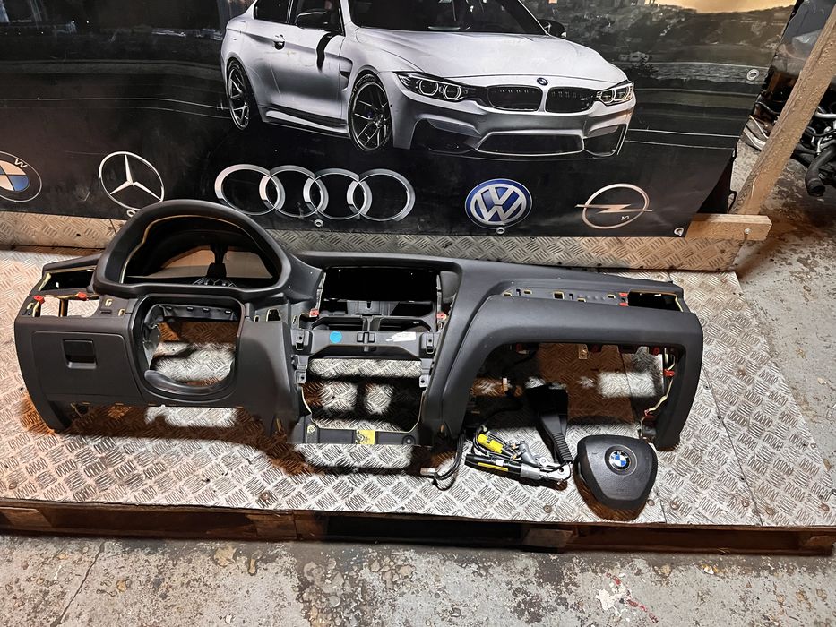 Bmw x3 f35 x4 f26 deska konsola airbag napinacze