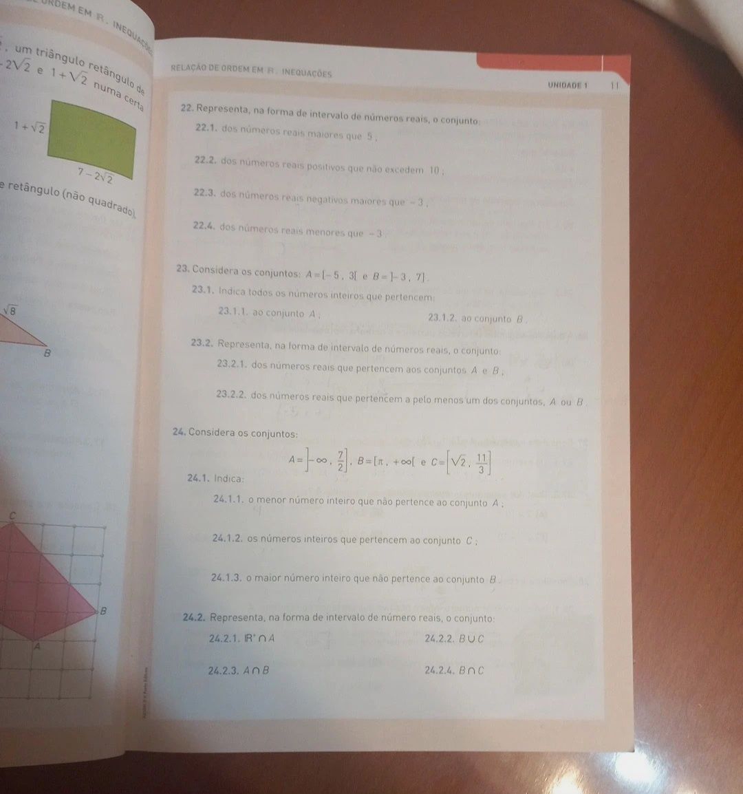 Caderno de atividades matemática 9° ano