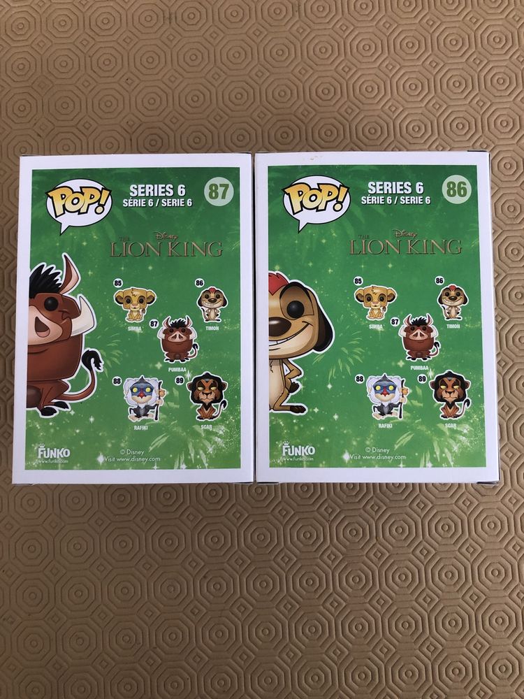 Funko Pop Pumba e Timon