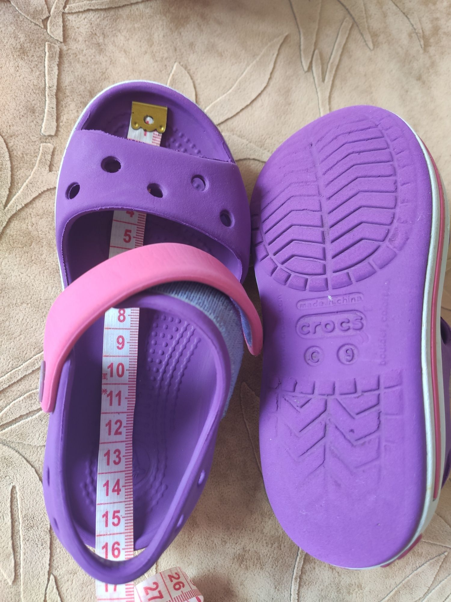 Взуття 27, 28 на весну літо босоніжки крокс Crocs c9 обувь