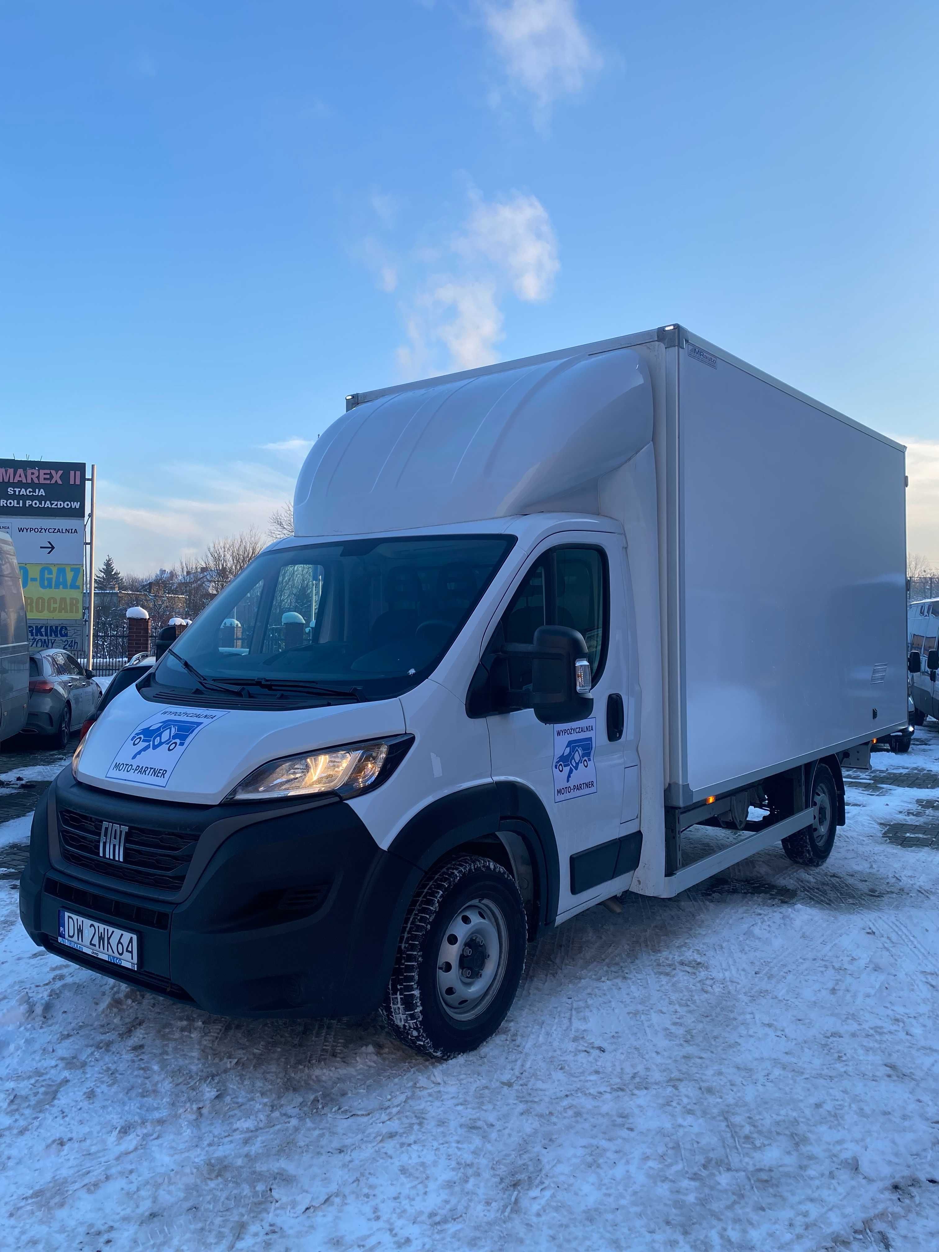 Wynajem Fiat Ducato Kontener/Skrzynia/Dostawczy 8EP ŚLĄSK