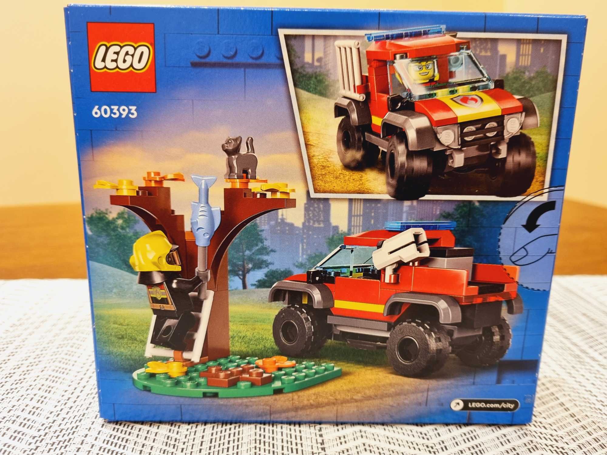 LEGO 60393 City - Wóz strażacki 4x4 - misja ratunkowa