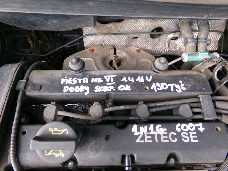 Paz55 Silnik ford fiesta mk6 130tyś 1.4 16v 1N1G6007 wysyłka gwarancja