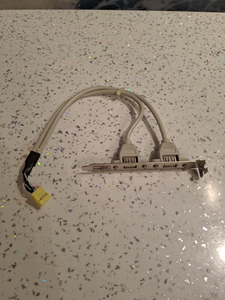 Планка USB 2.0 на задню панель (2 порти)