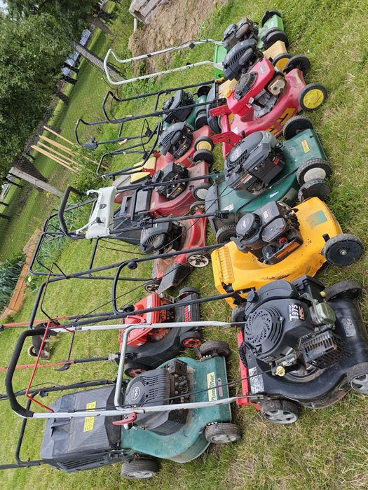 Kosiarki spalinowe do przegladu - pakiet 16szt+kilka koszy