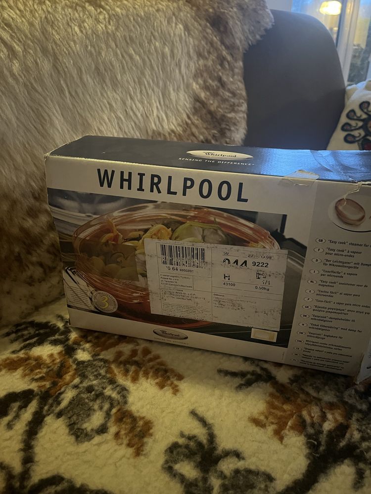 Gotowanie na parze naczynie whirlpool do mikrofali