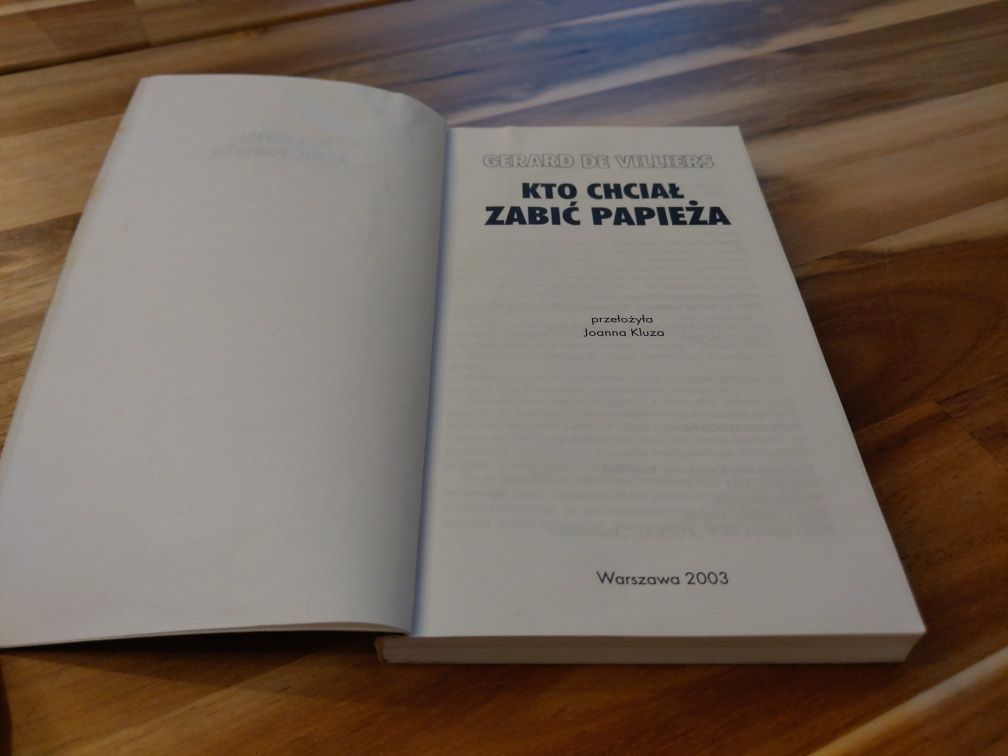 Kto chciał zabić papieża Gerard de Villiers
