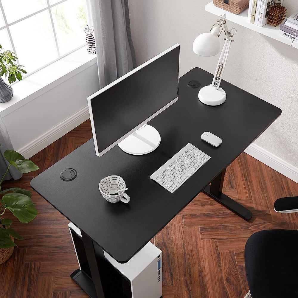 Blat biurka 120 x 60 x 1,8 cm czarny SONGMICS