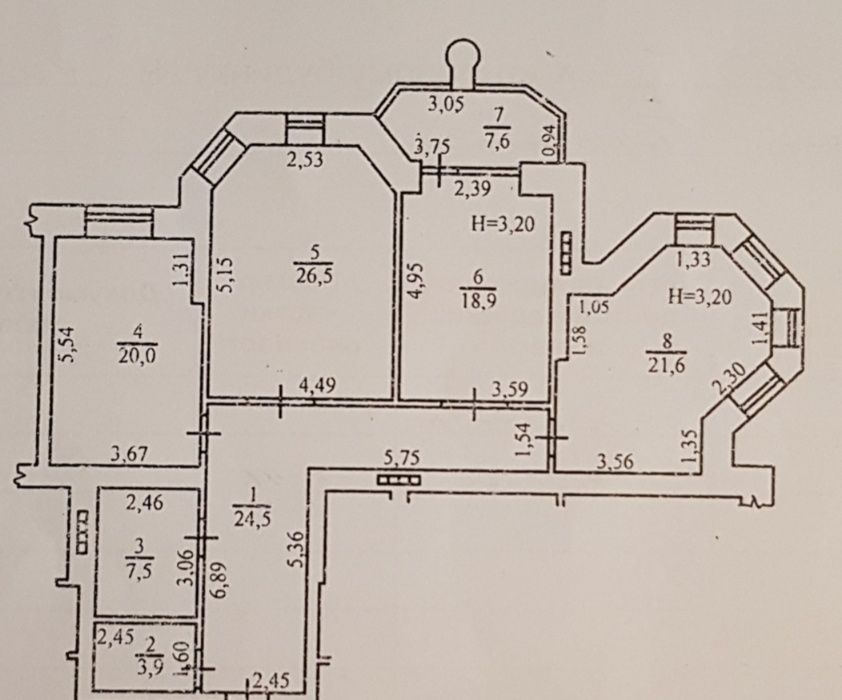 Продам 3к квартиру на Довженко дом Каркашадзе