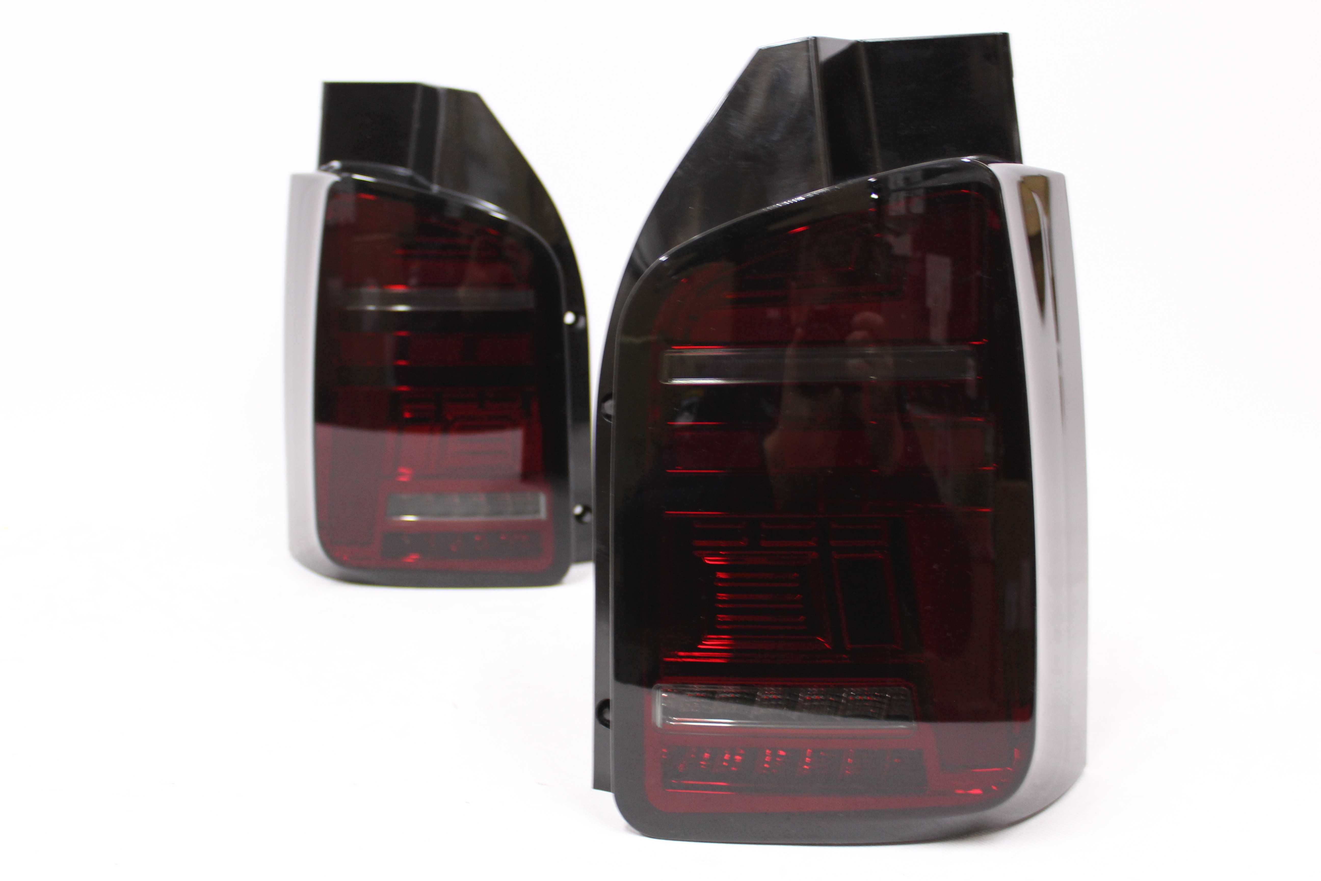Lampy światła tył tylne VW T5 03-09 Drzwi RED SMOKE LED BAR Dynamiczne