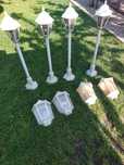 Lampy ogrodowe 8 sztuk za 300zl