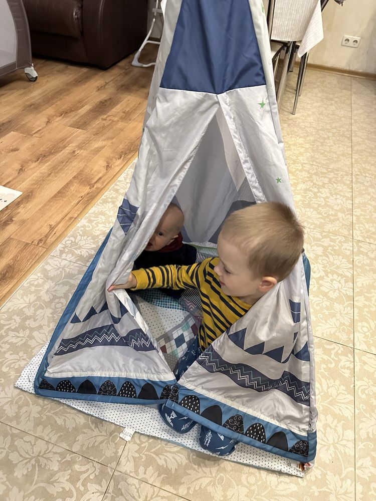 Палатка дитяча, вігвам + килим