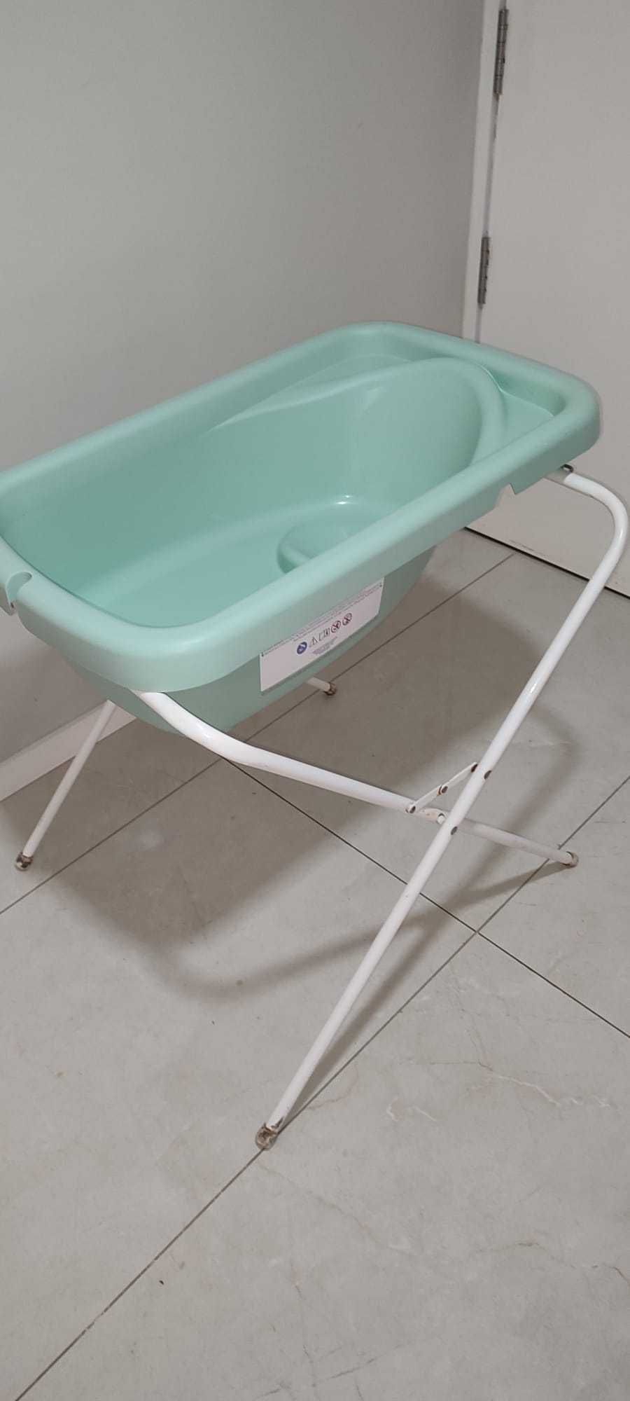 Banheira para Bebé com suporte