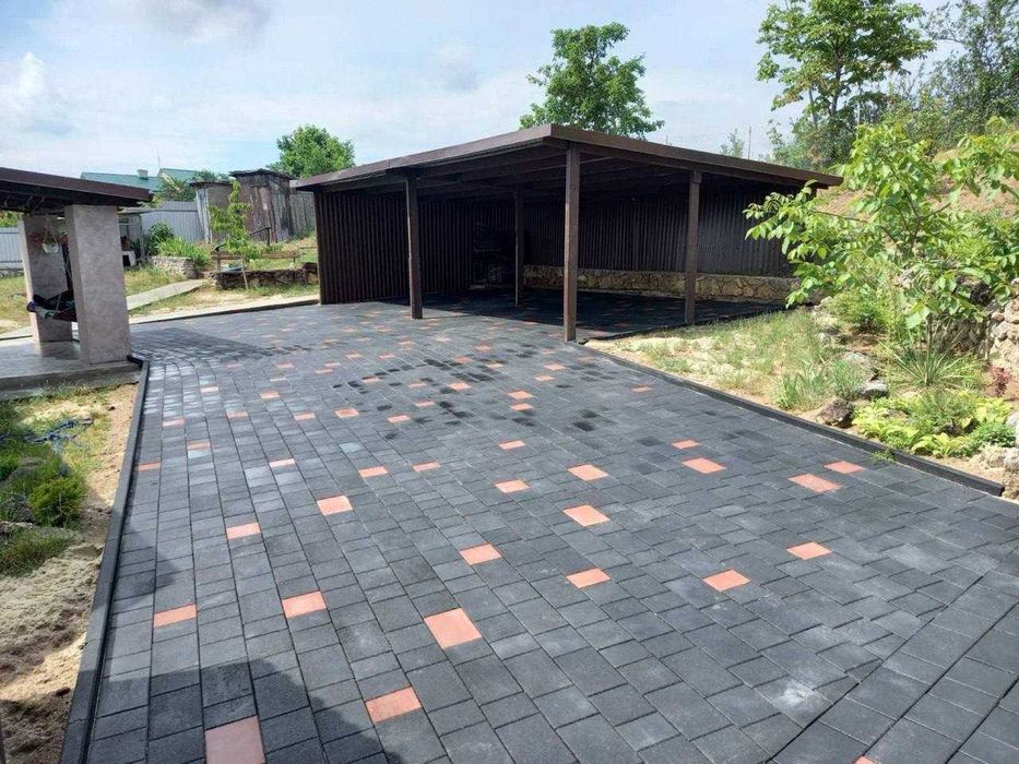 Бруківка вібропресована Плац 4.5см , 6 см