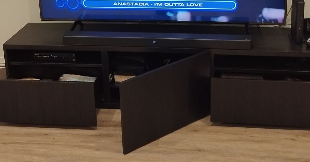 Móvel Tv novo escuro