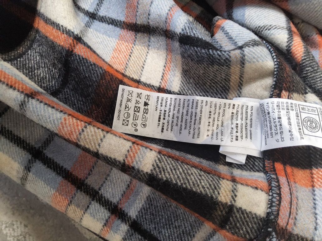 рубашка свитер Levi's Lakeshore Oversize-рубашка, сорочка-светр зимова