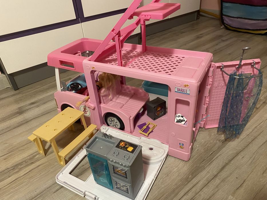 Barbie camper stan bardzo dobry