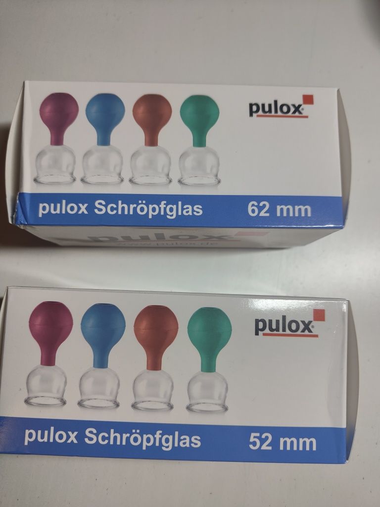 Duże bańki szklane 52mm 62 mm 2 szt N769