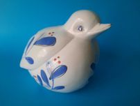 ptaszek-duża figurka- ceramika vintage