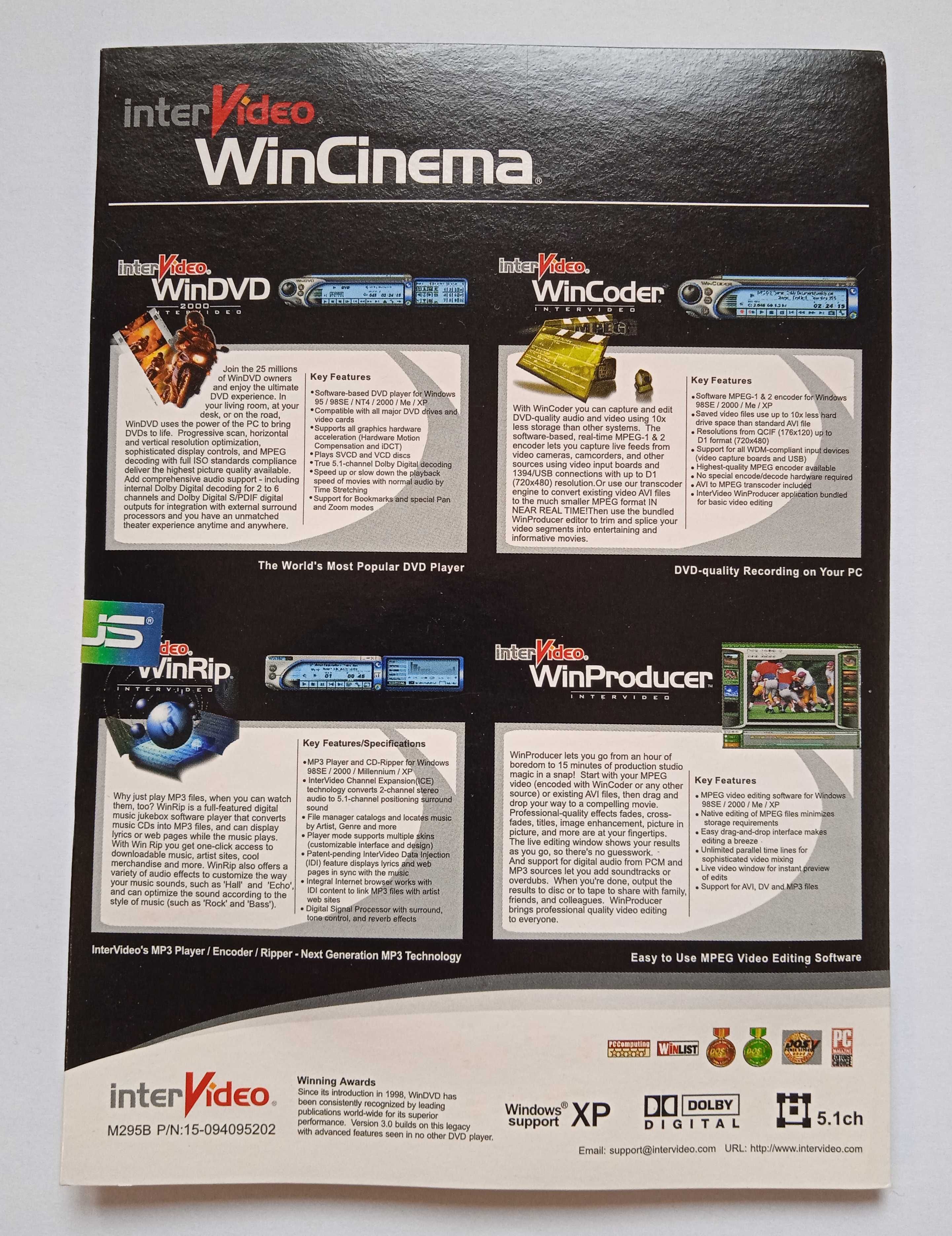 InterVideo WinCinema - pakiet 4 programów