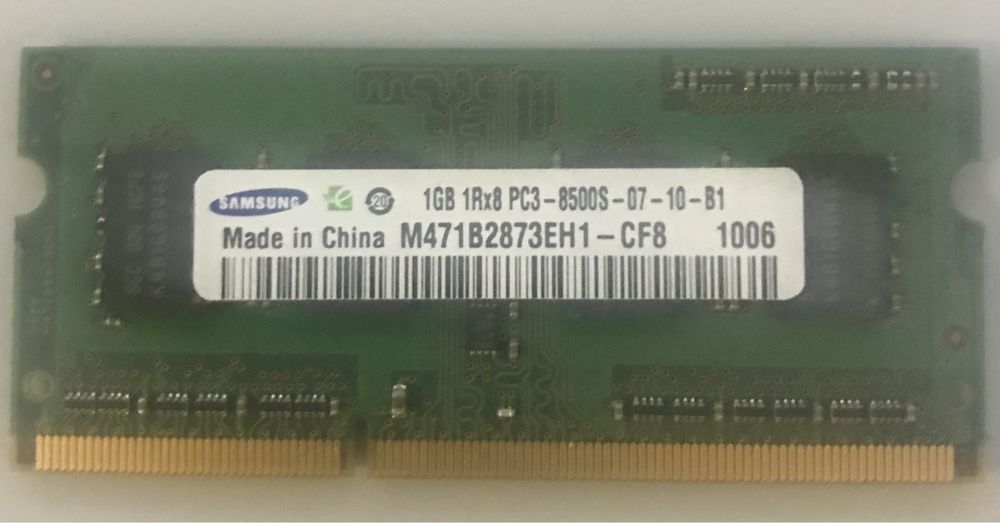 2 DDR3 Memory Modules 1GB for MacBook64564047588226120