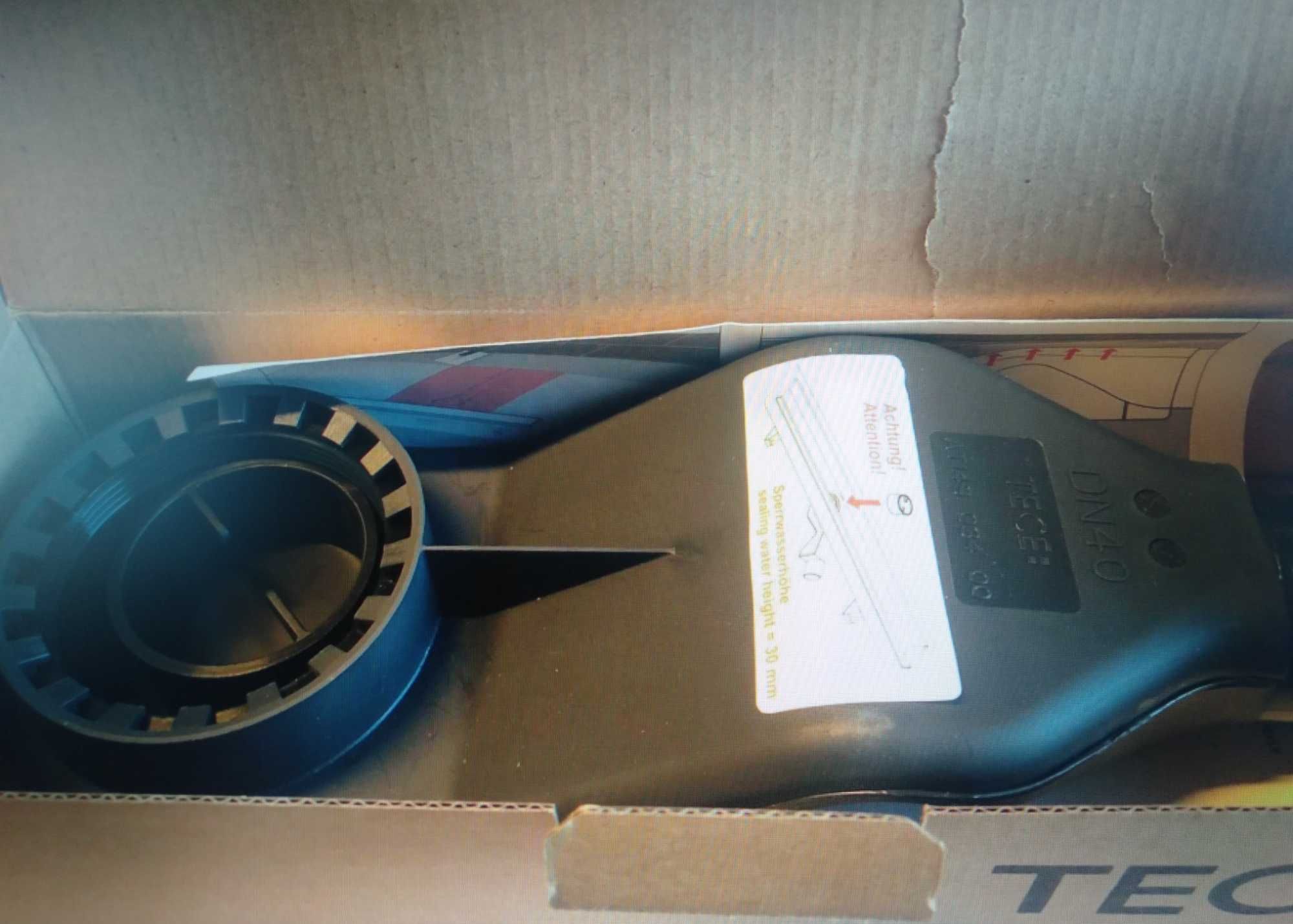 TECE drainline 650004 kolano odpływowe / syfon "extra niski" 54 cm