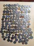 Lote com várias moedas