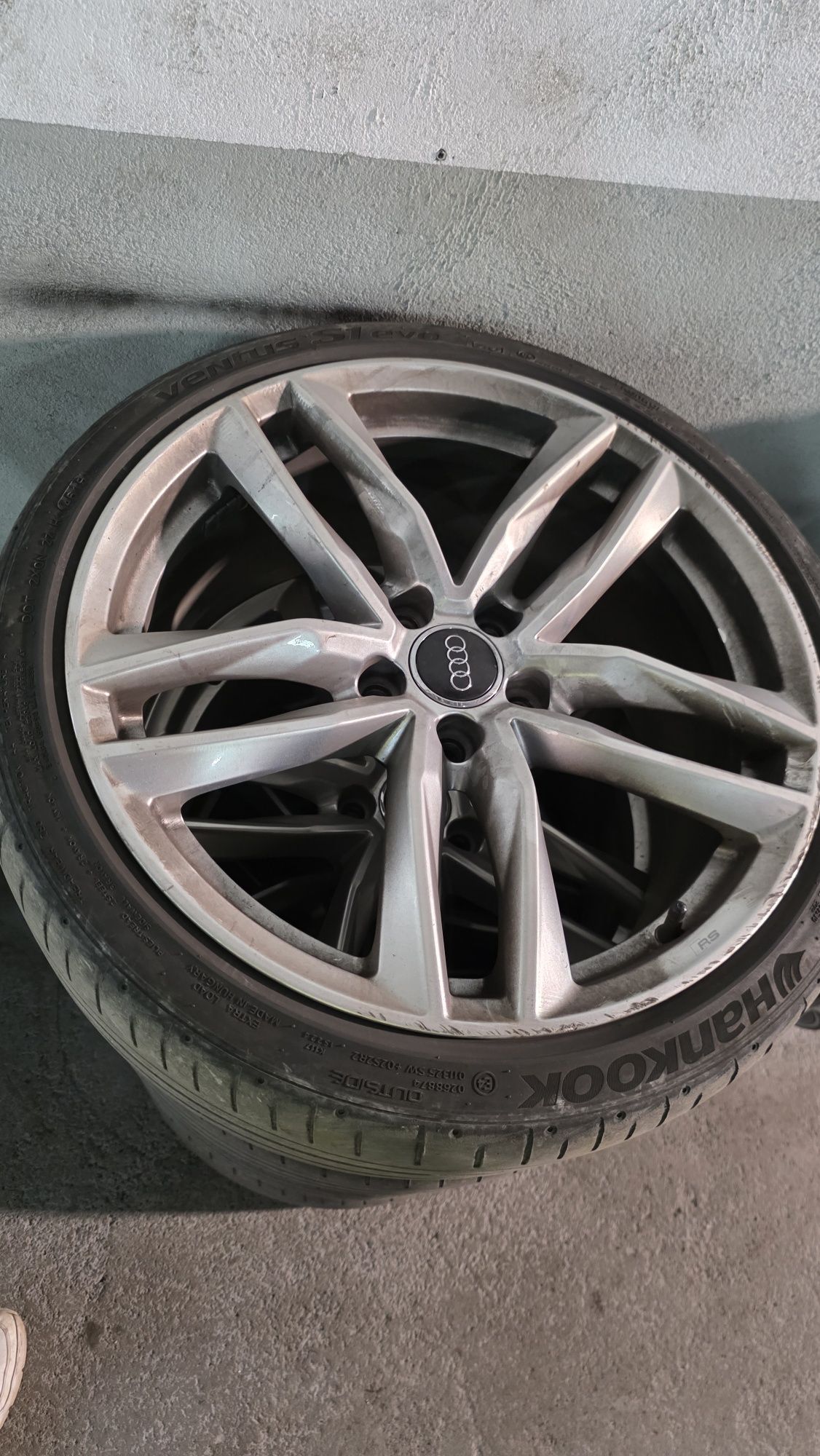 Jantes 19 5x112 originais audi tts com pneus