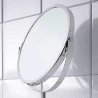 Зеркало для макияжа IKEA косметическое настольное нержавеющая сталь