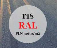 Blacha trapezowa T 18 II gat. blachy kolor ciemny grafit RAL7016
