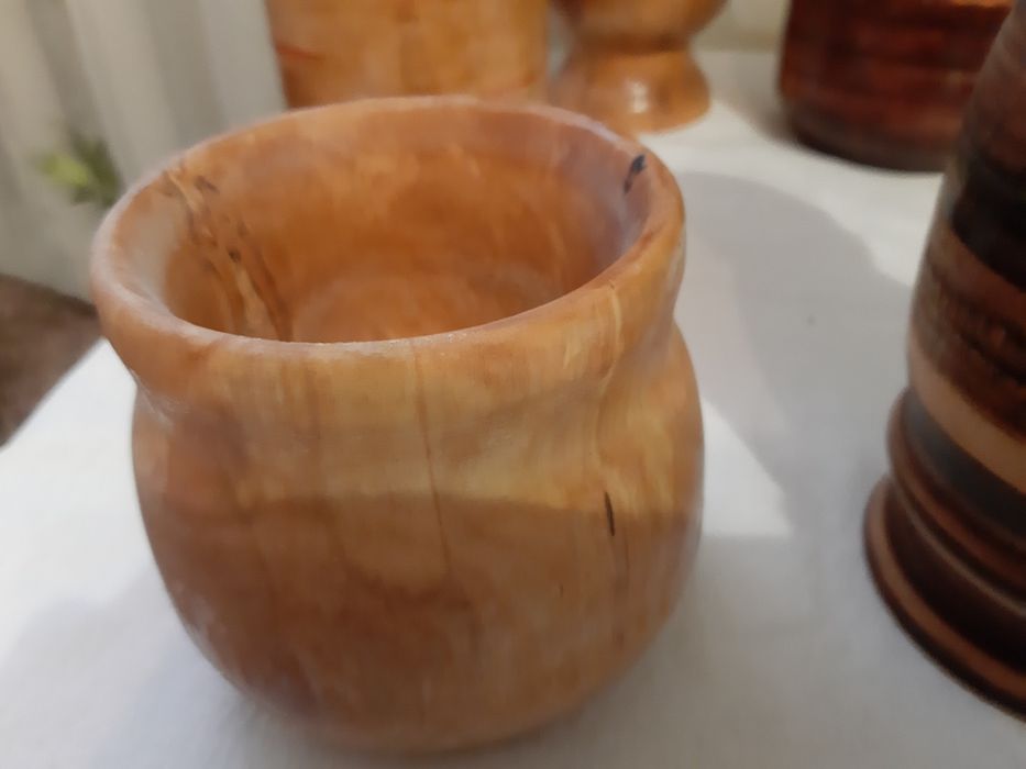 Вироби з дерева, ваза, сахарниця