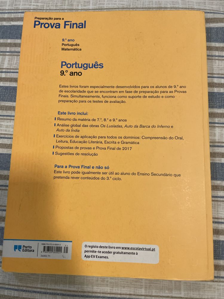 Livro preparacão exame matemática