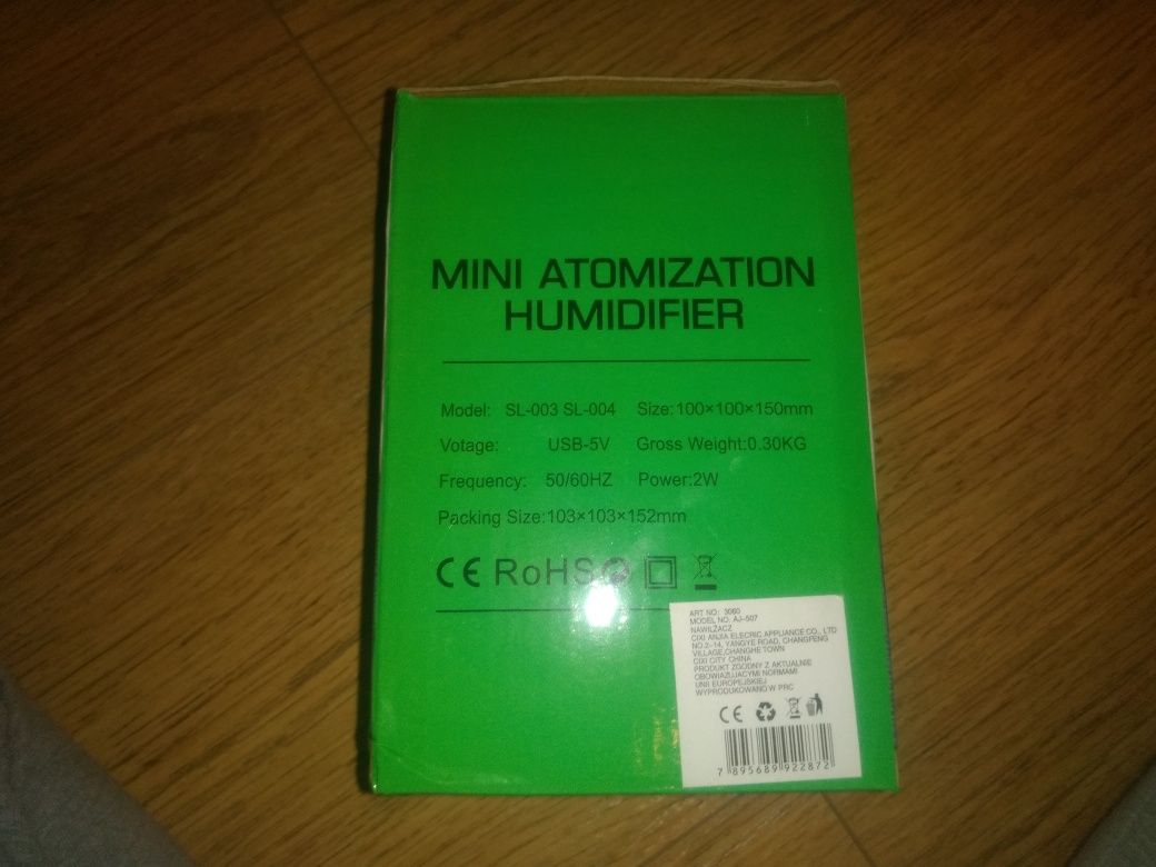 Mini atomization humidifier