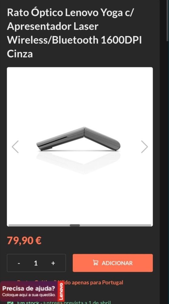 Vendo rato lenovo