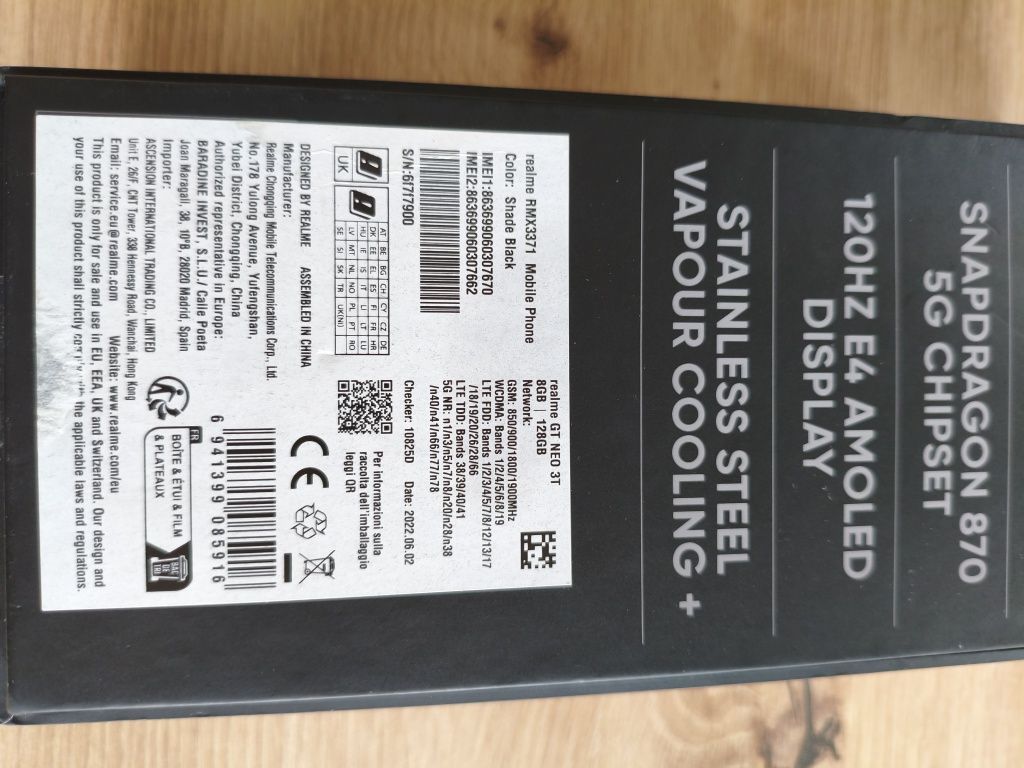 Smartfon Realme GT Neo 3 stan idealny!
