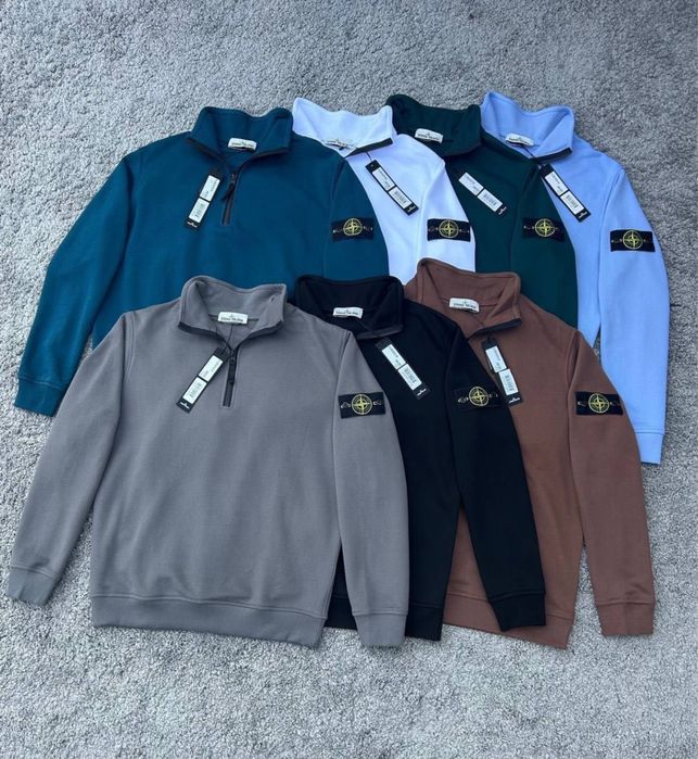 ‼️АКЦИЯ‼️ Зип свитшот Стоник. Stone Island. 1/3 zip