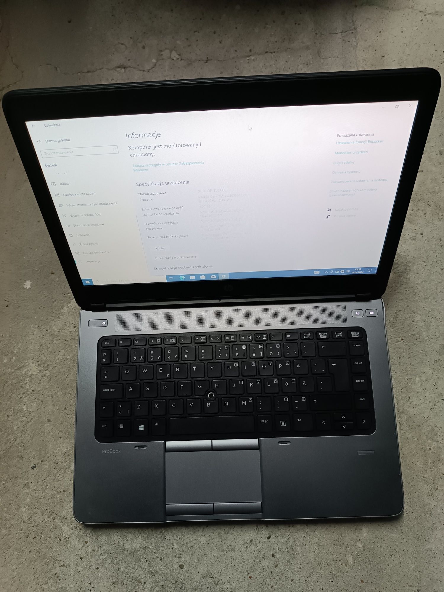 Laptop HP Probook 640 14 cali